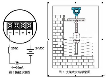 污水用浮球液位計接線圖