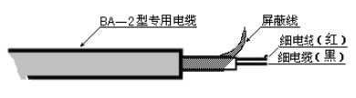 防爆超聲波液位計(jì)電纜線示意圖